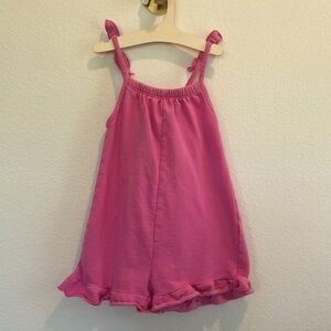 Zara Pink Ruffle Hem Jumper